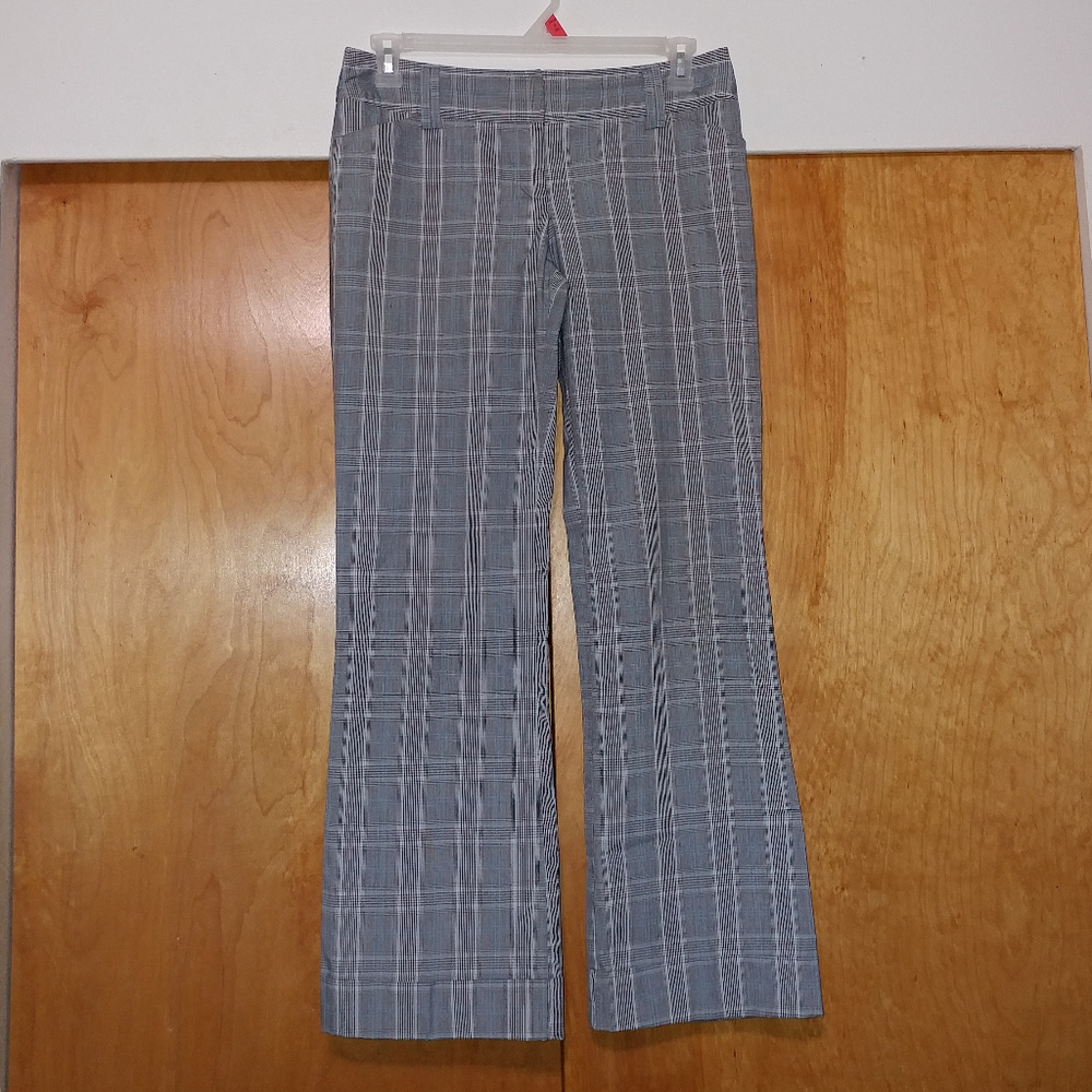 Tracy Evans Pants Plaid Gray Size 9 women